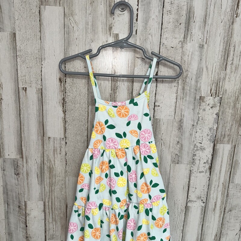 3T Blue Citrus Tank Dress