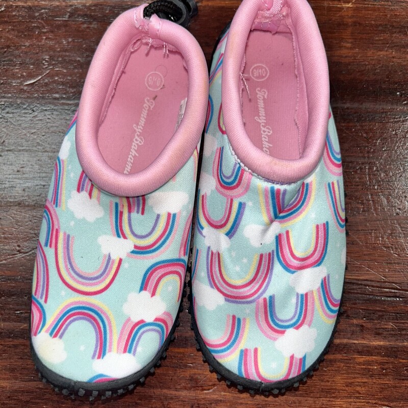 9/10 Rainbow Swim Shoes