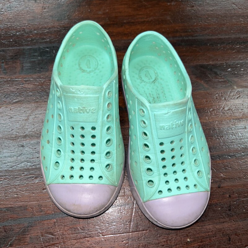 8 Mint Rubber Shoes, Green, Size: Shoes 8
