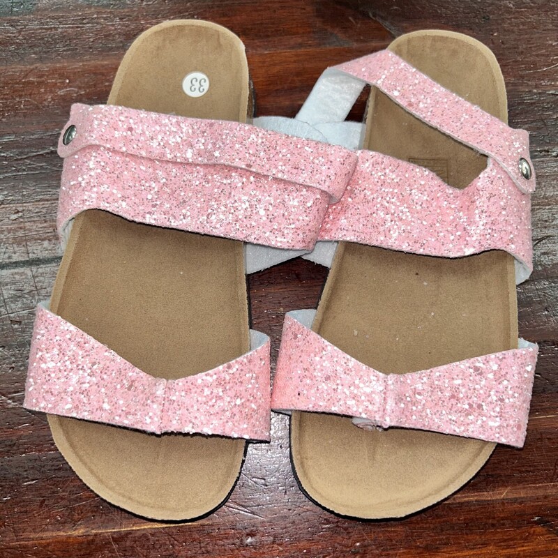 NEW Y1 Pink Glitter Sanda, Pink, Size: Shoes Y1