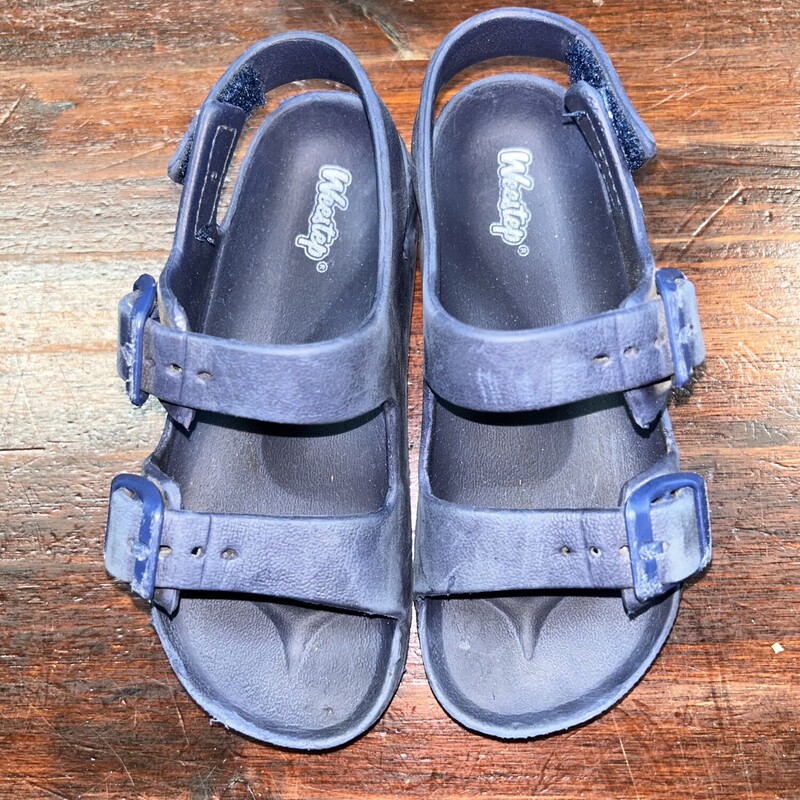 10 Navy Rubber Sandals