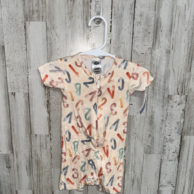 3/6M ABC 123 Romper