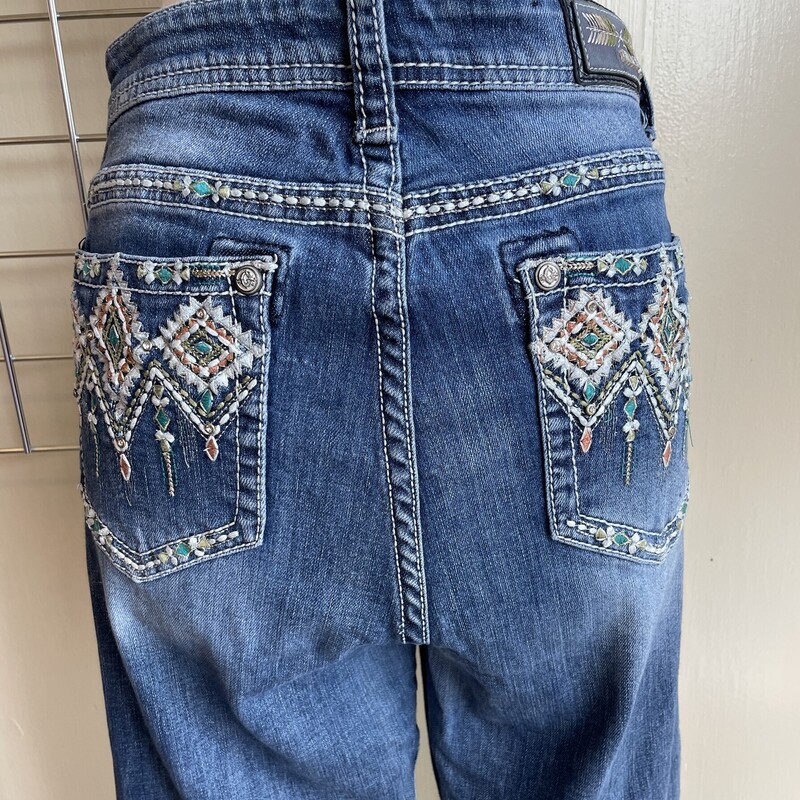 Grace Embellished Jeans, Denim, Size: 34Waist<br />
Boot Cut Grace in LA Jeans<br />
Embellishment and Embroidery on pockets front and back<br />
<br />
Pick Up In Store Within 7 Days of Purchase<br />
OR<br />
Have it Shipped<br />
<br />
All Sales Are Final.<br />
No Returns.<br />
<br />
Thank You For Shopping With Us:-)