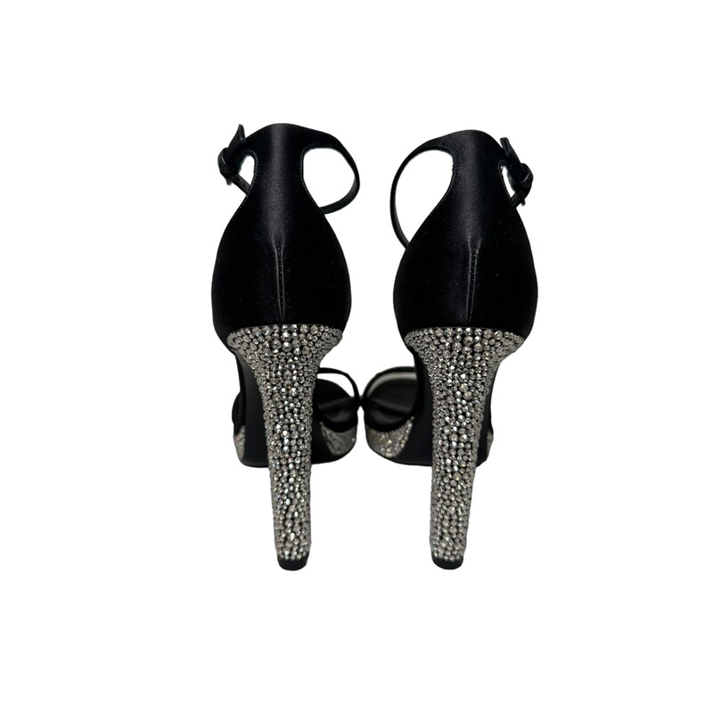 Saint Laurent Hall, Black, Size: 36
Satin Crystal Heels
Heel Height: 5