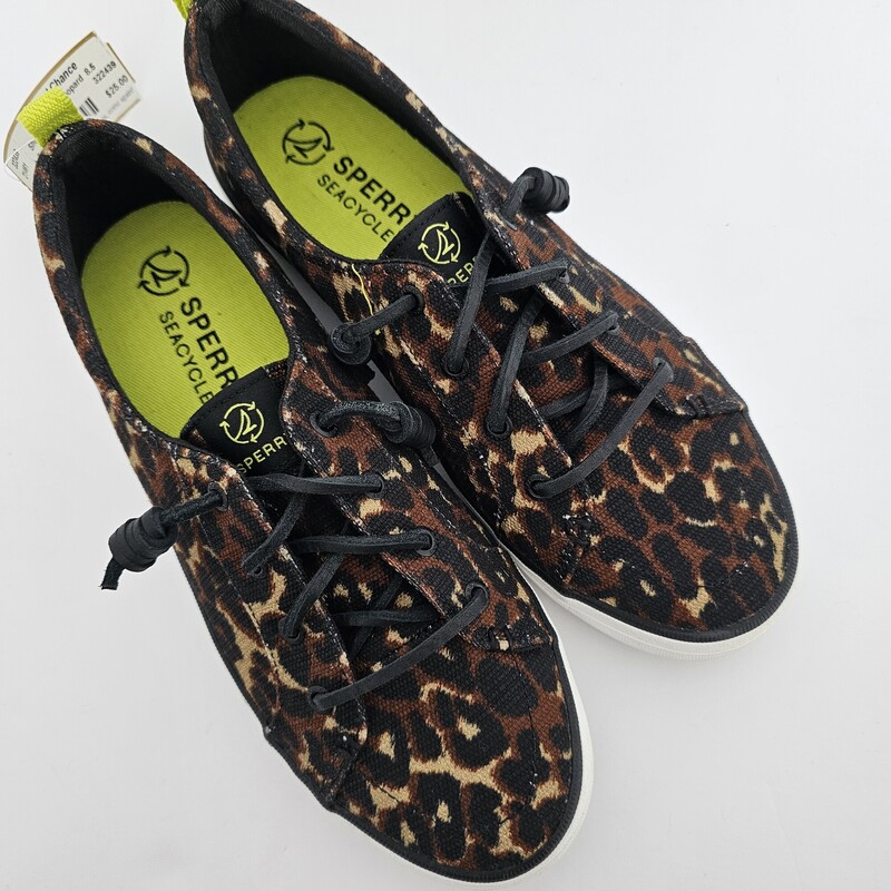 Sperry, Leopard, Size: 8.5