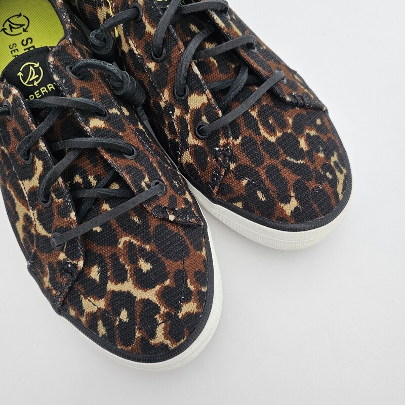 Sperry, Leopard, Size: 8.5