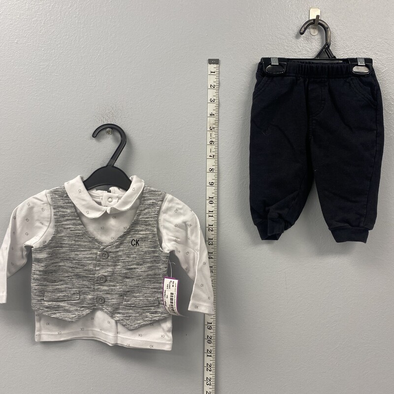 Calvin Klein, Size: 3-6m, Item: 2pc