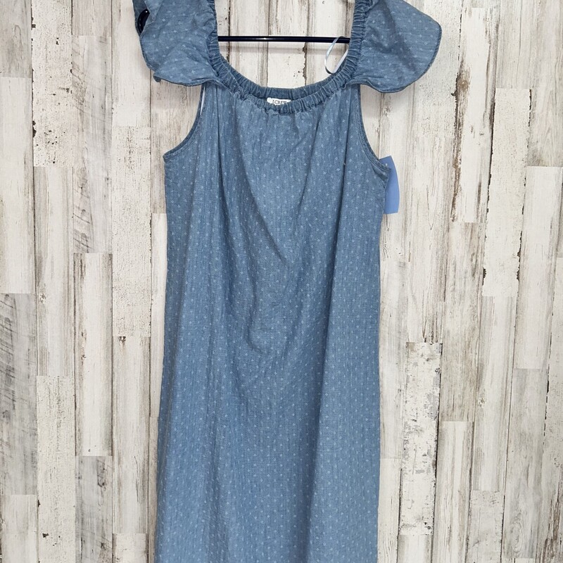 Sz8 Chambray Print Dress