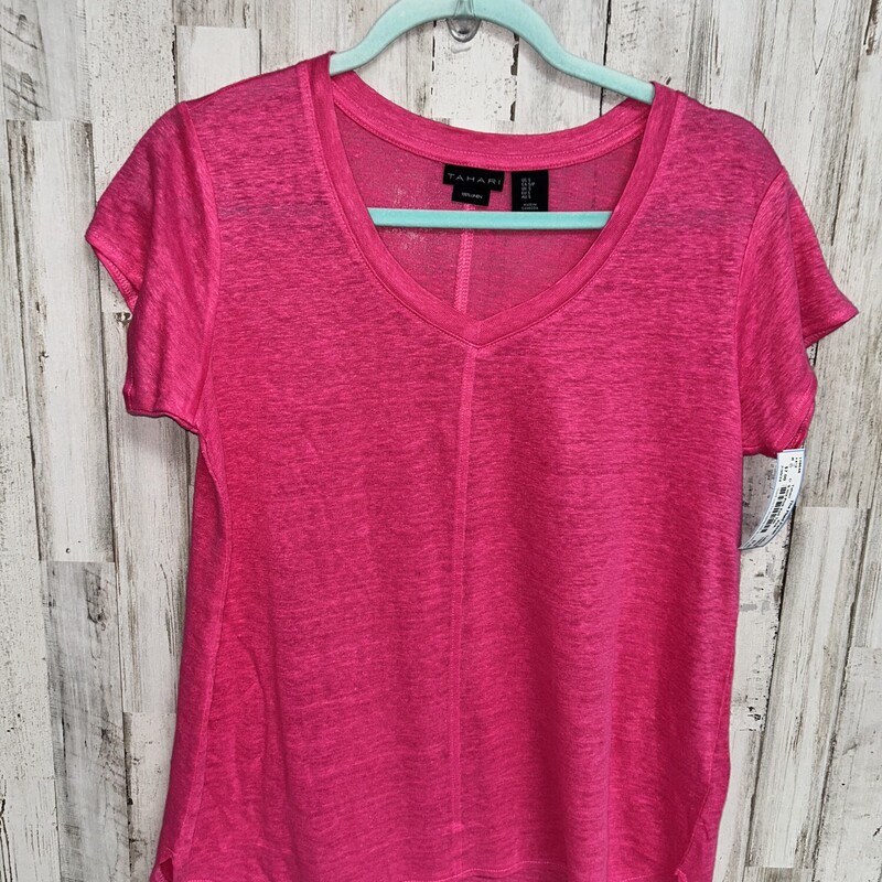 S Hot Pink Knit Tee, Pink, Size: Ladies S