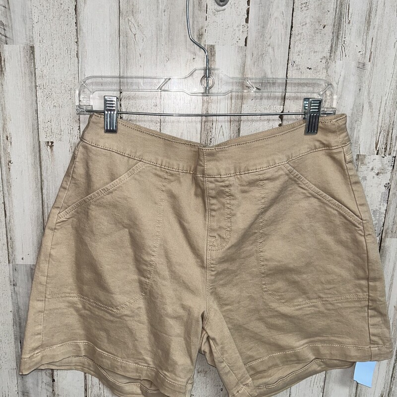 M Tan Pull On Shorts