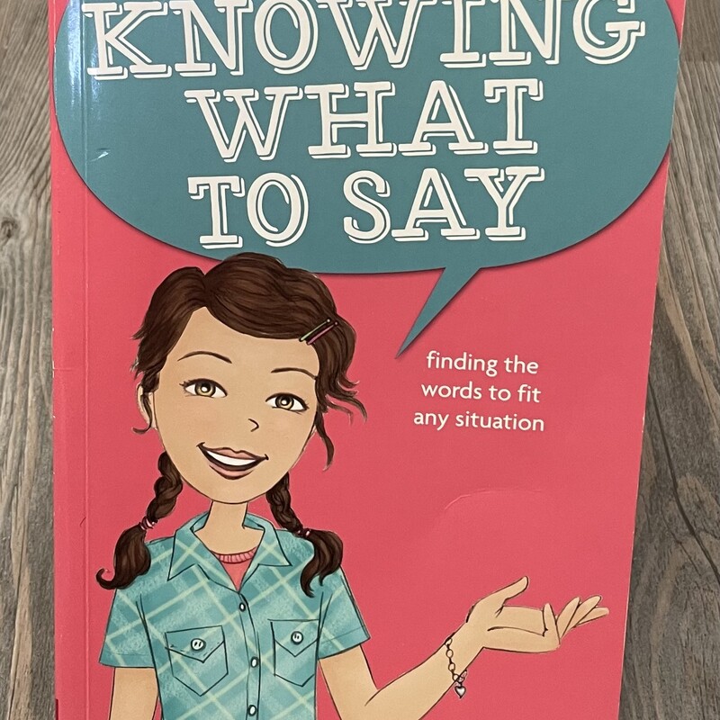 AG Knowing What To Say, Multi, Size: Paperback