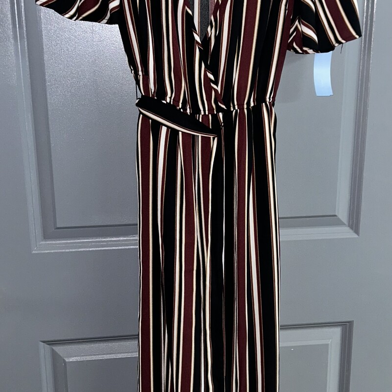 S Red/Black Striped Jumpe