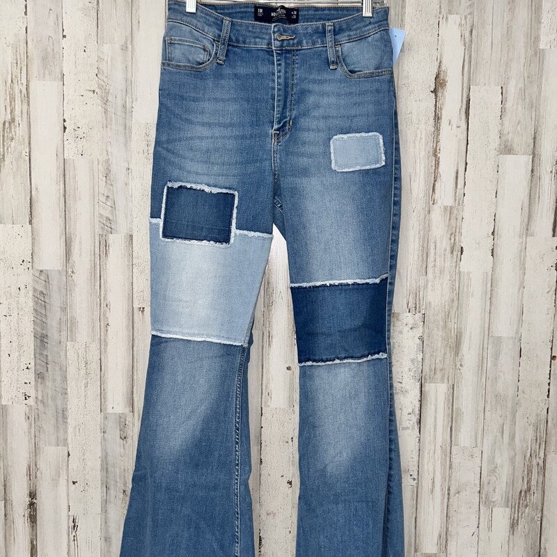 11R Patchwork Denim Flare