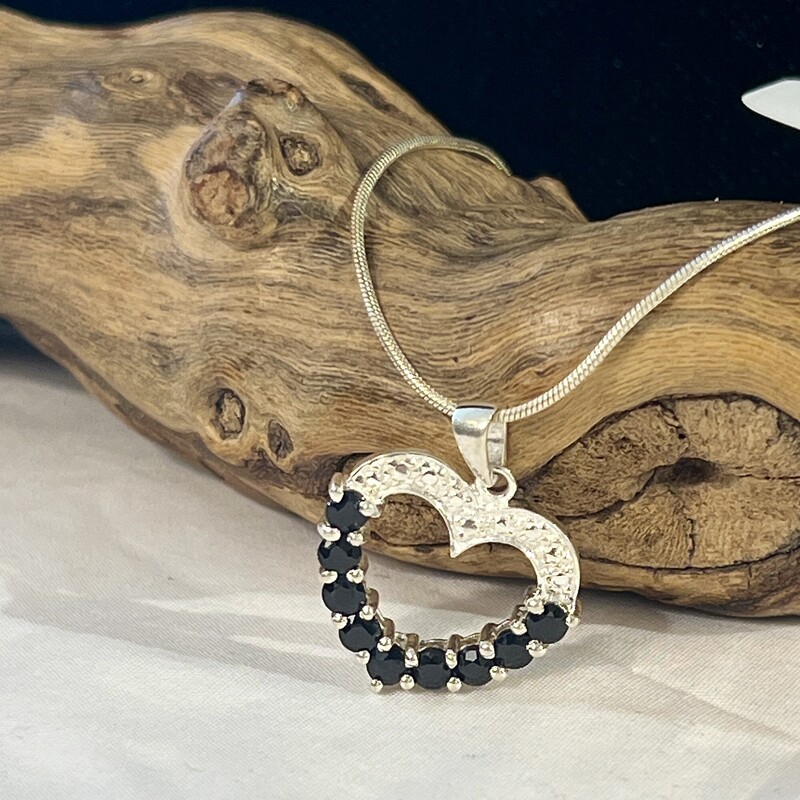 Sterling heart necklace