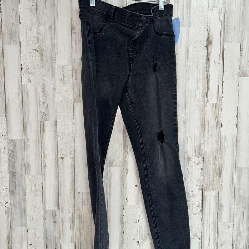 14/16 Black Denim Jegging