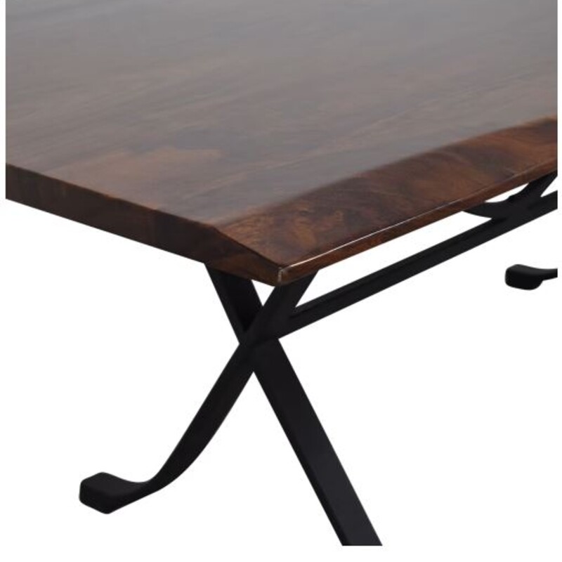 Arahus Arvada Dining Table<br />
Brown Black Size: 60 x 42 x 30H<br />
Discontinued piece