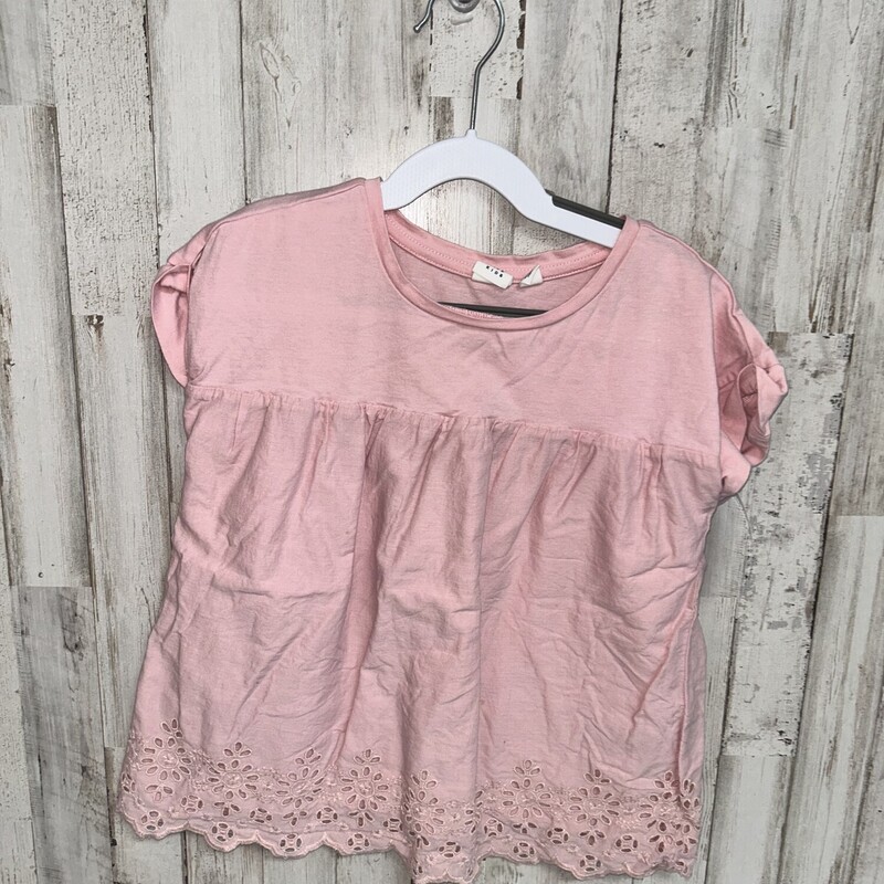 7/8 Mauve Eyelit Top