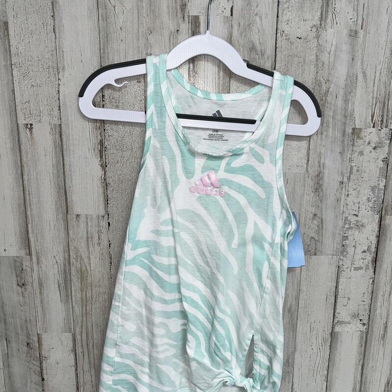 7/8 Mint Zebra Logo Tank