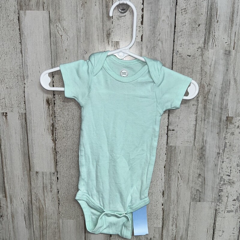 3/6M Mint Onesie, Green, Size: Girl NB-3m