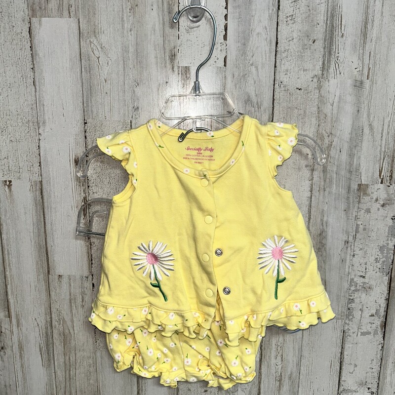 3/6M 2pc Yellow Daisy Set