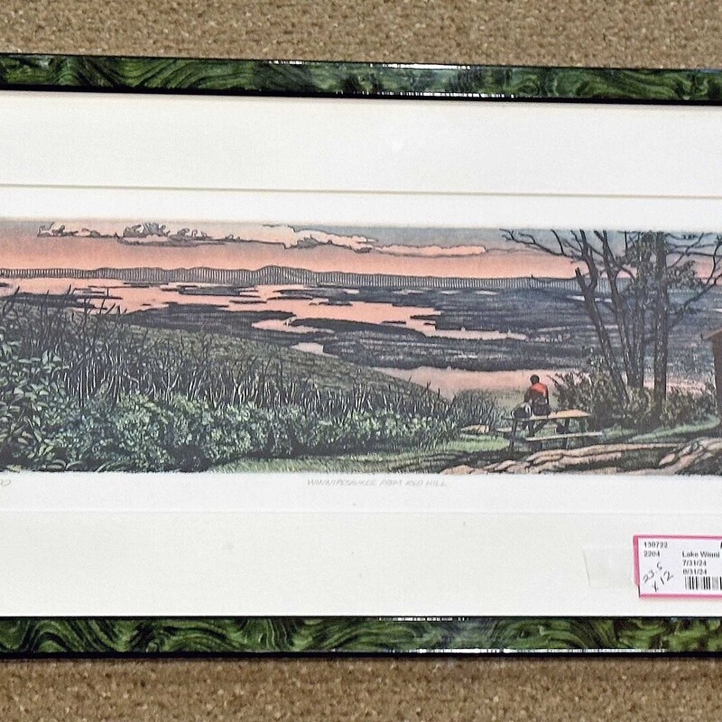 Lake Winni From Red Hill Drawing by R. Loos
Signed and Numbered
23.5 In x 12 In.