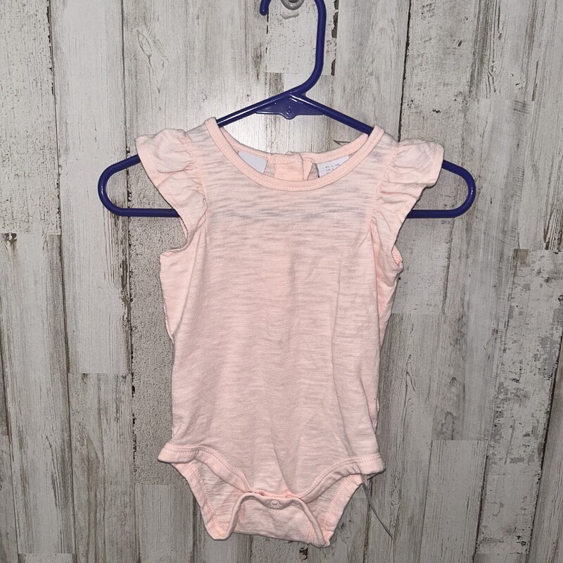 6/9M Lt Pink Onesie, Pink, Size: Girl 6-12m