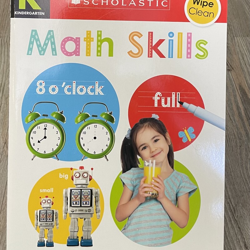 Math Skills Wipe Clean, Multi, Size: Paperback