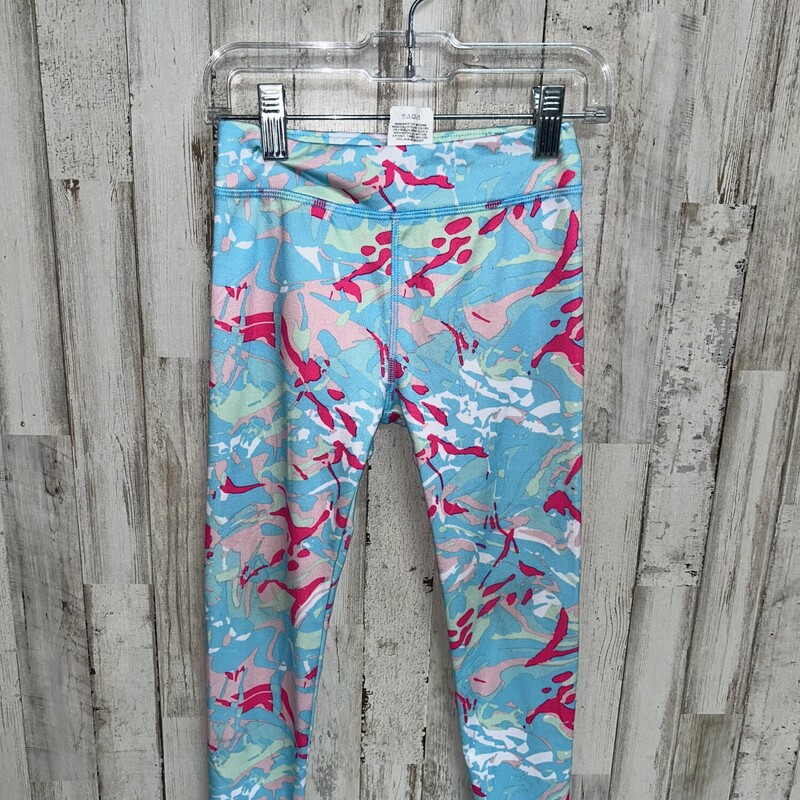 6 Blue Printed Leggings