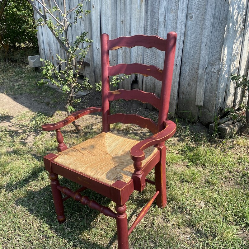 Solid Wood Ladder Back, Set Of 6

Host Chair:  26Wx20Dx41H
Side Chair:  21Wx19Dx41H