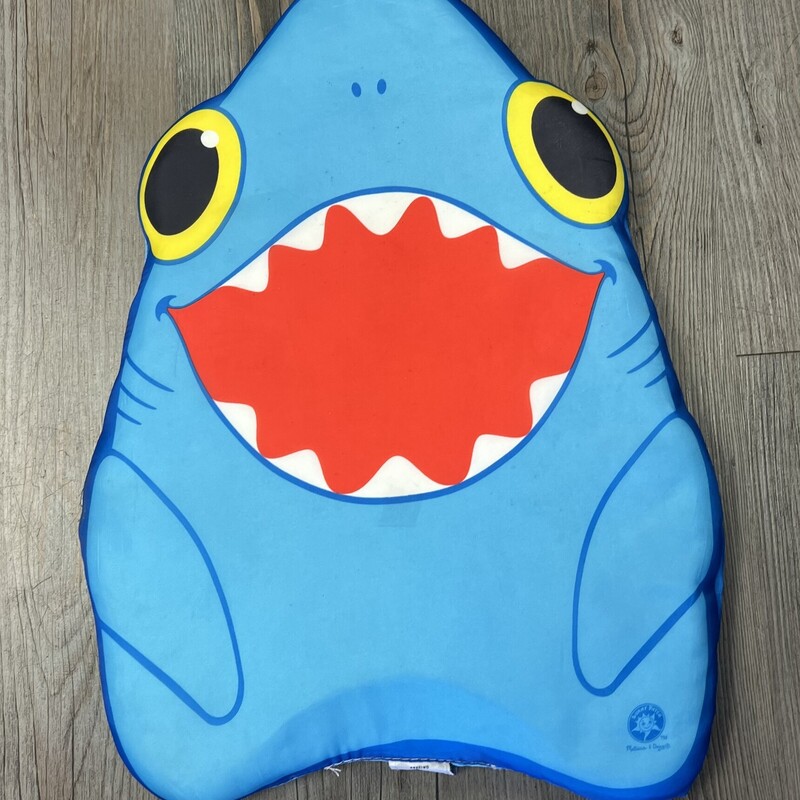 M&D Shark Kickboard, Blue, Size: Pre-owned