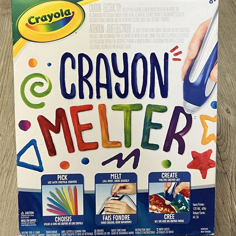 Crayola Crayon Melter, Multi, Size: Pre-owned
No coloring paper
Includes Used crayons