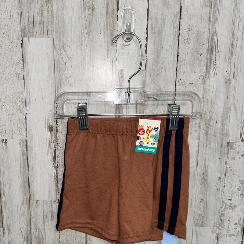 NEW 18M Tan Stripe Shorts, Tan, Size: Boy 12-24m