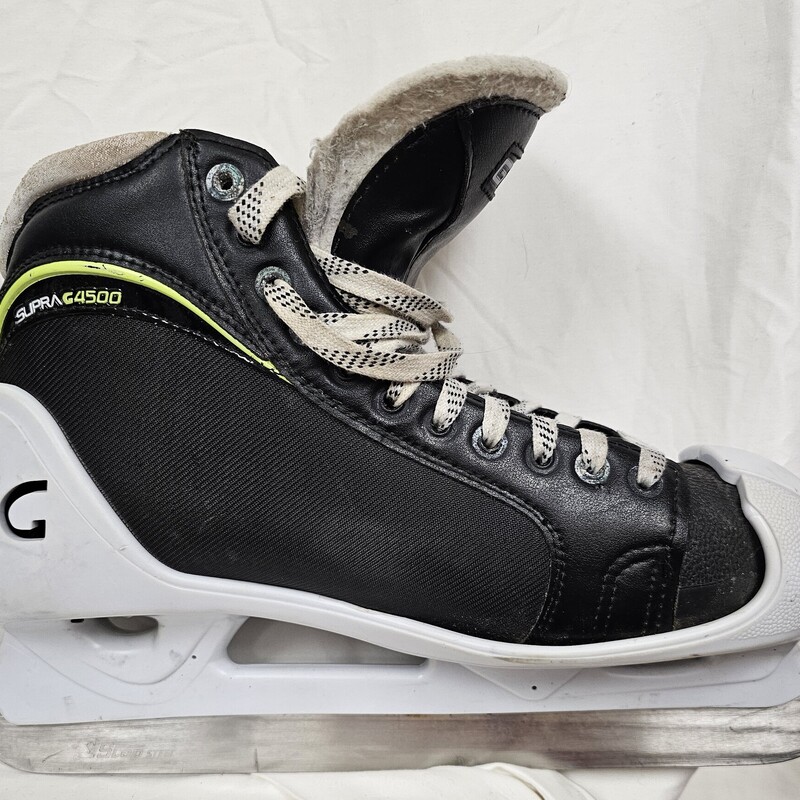 Graf Supra G4500 Senior Hockey Goalie Skates, Size: 10.5, pre-owned