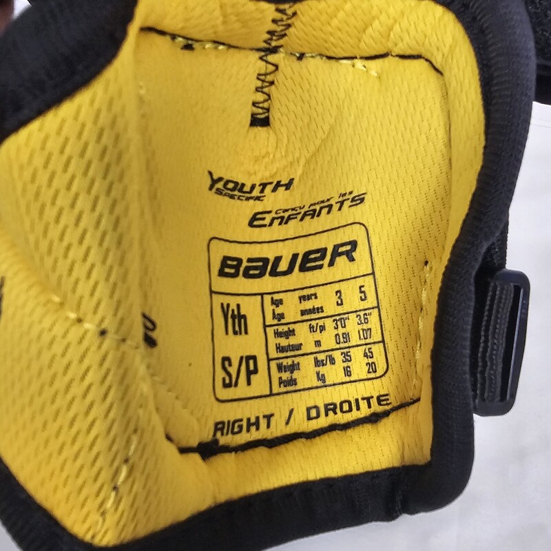 Bauer Supreme TotalOne MX3 Youth Hockey Elbow Guards, Size: Yth Small, pre-owned in great shape