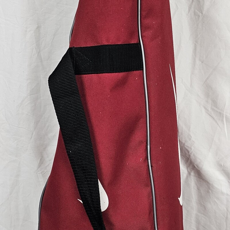 Nike Baseball Bat Tote Carry Bag, Red, pre-owned