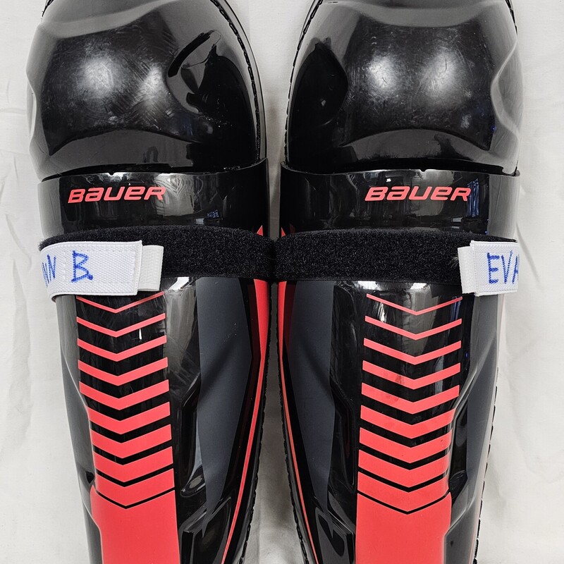 Bauer Lil Sport Junior Hockey Shin Guards, Size: 11in., pre-owned