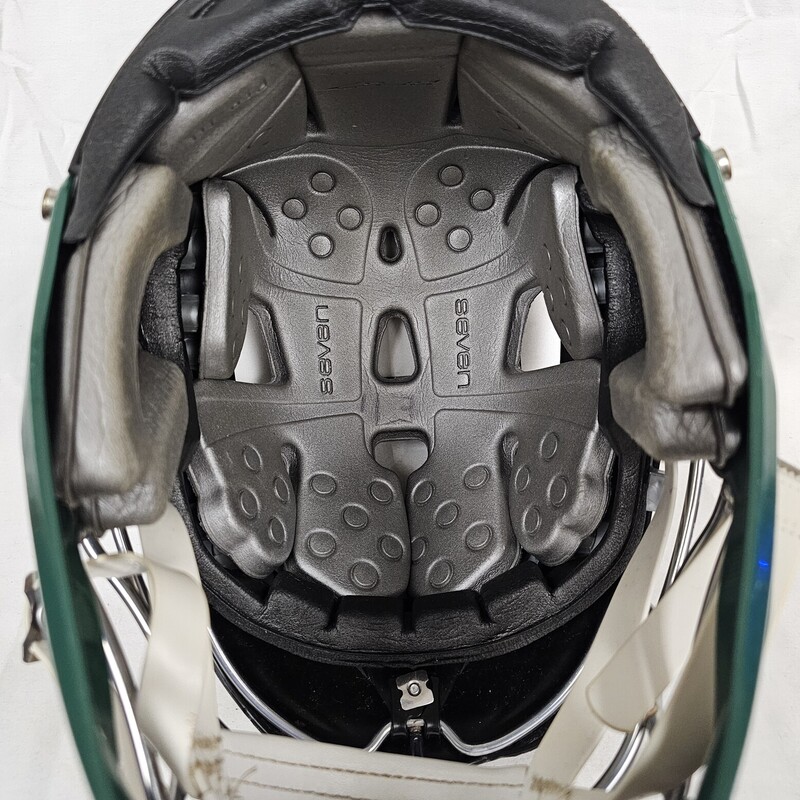 Cascade Pro 7 Lacrosse Helmet, Black & Green, Size: Adult, Pre-owned