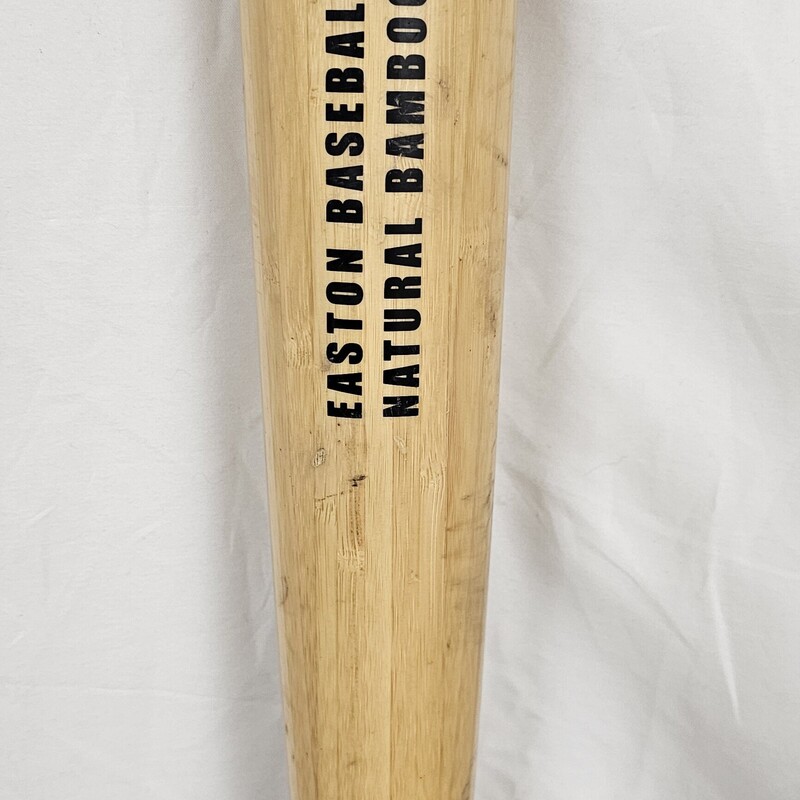 Easton Natural Bamboo Wood Bat, Size: 32in, pre-owned