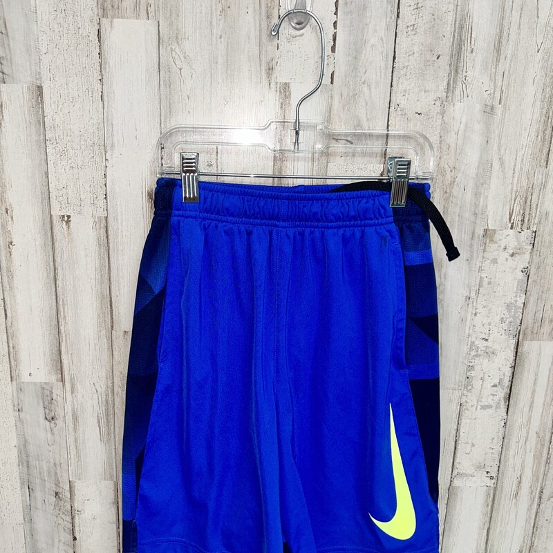 10/12 Blue Logo Shorts, Blue, Size: Boy 10 Up