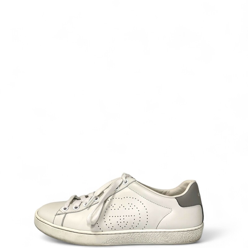 Gucci Ace Sneakers, White, Size: 37