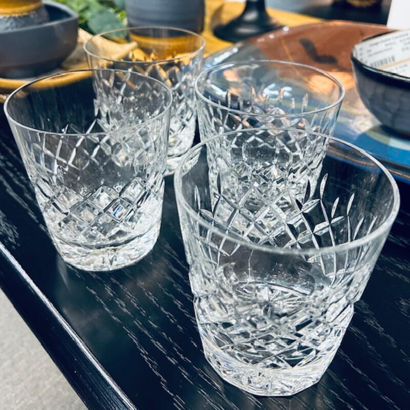 Set of 4 Crystal DOF Glasses
Clear, Size: 4x4H