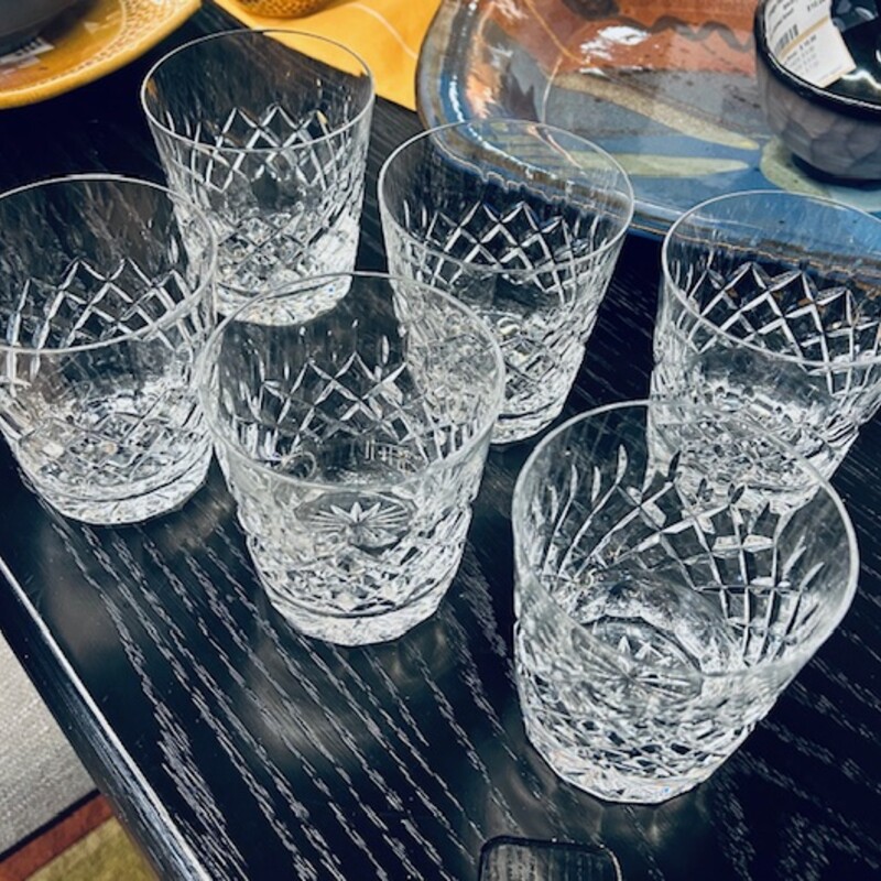 Set of 6 Crystal DOF Glasses
Clear, Size: 4x4H