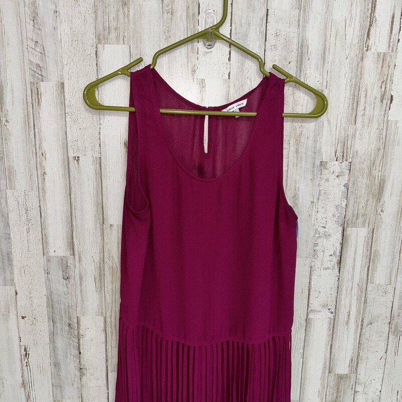 L Purple Fringe Tank, Purple, Size: Ladies L