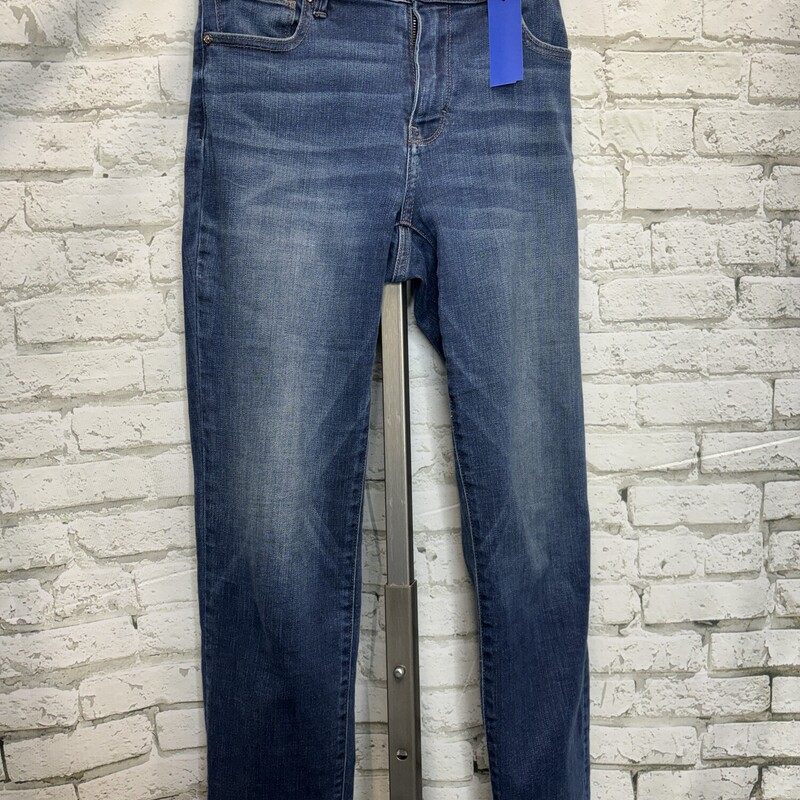 White House Black Market, Denim, Size: 6 Midrislm