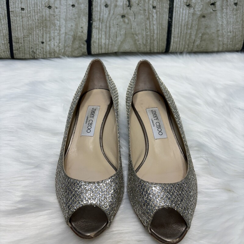 Jimmy Choo, Silvseq, Size: 39