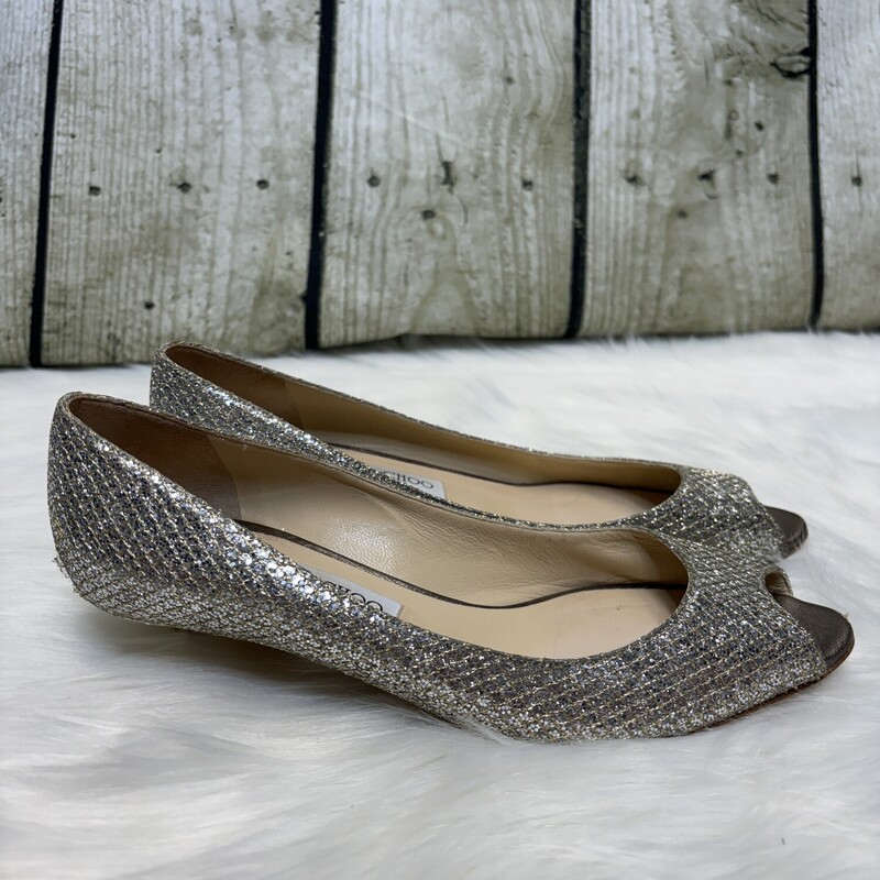 Jimmy Choo, Silvseq, Size: 39