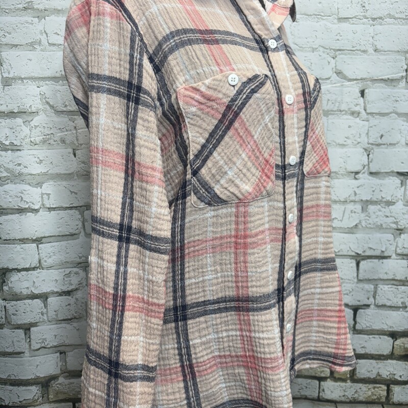 Sanctuary, Plaid, Size: Medium