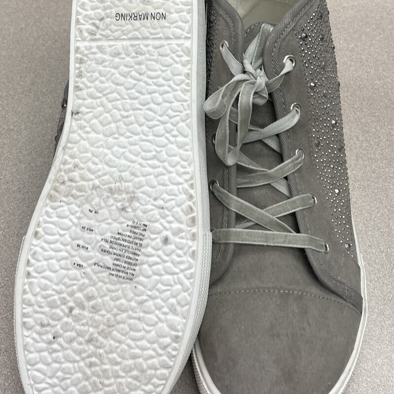 Stuart Weitzman Hightop, Grey, Size: 2Y