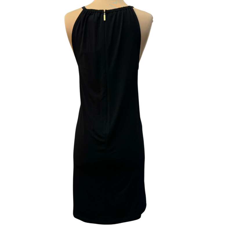 NEW Michael Kors Midi Dress<br />
Chain Detail<br />
Color: Black<br />
Size: Medium