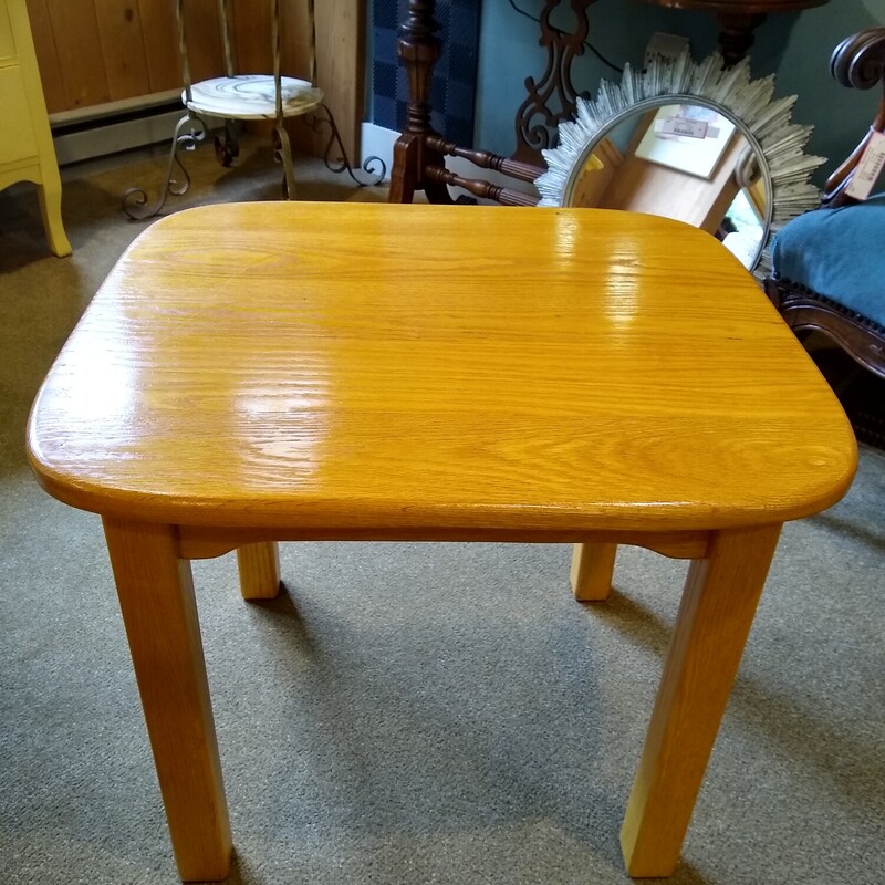 Oak End Table